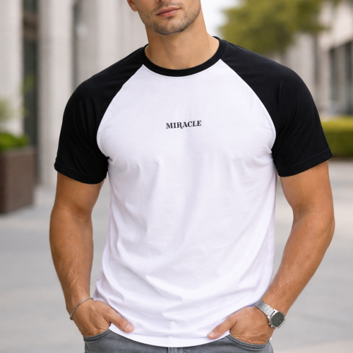 Raglan Crew Neck T-shirt(Unisex)